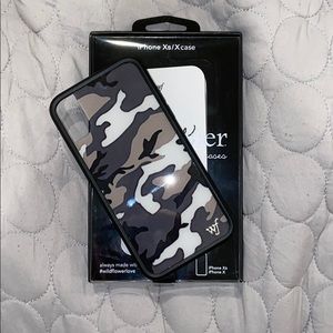 Grey Camo IPhone X/Xs Wildflower Case